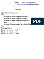 Vídeo Aulas de Algoritmos e Lógica de Programação