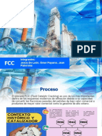 Proceso FCC: Reacciones y productos del cracking catalítico fluido