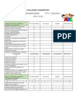 Diagnostico Lista de Cotejo