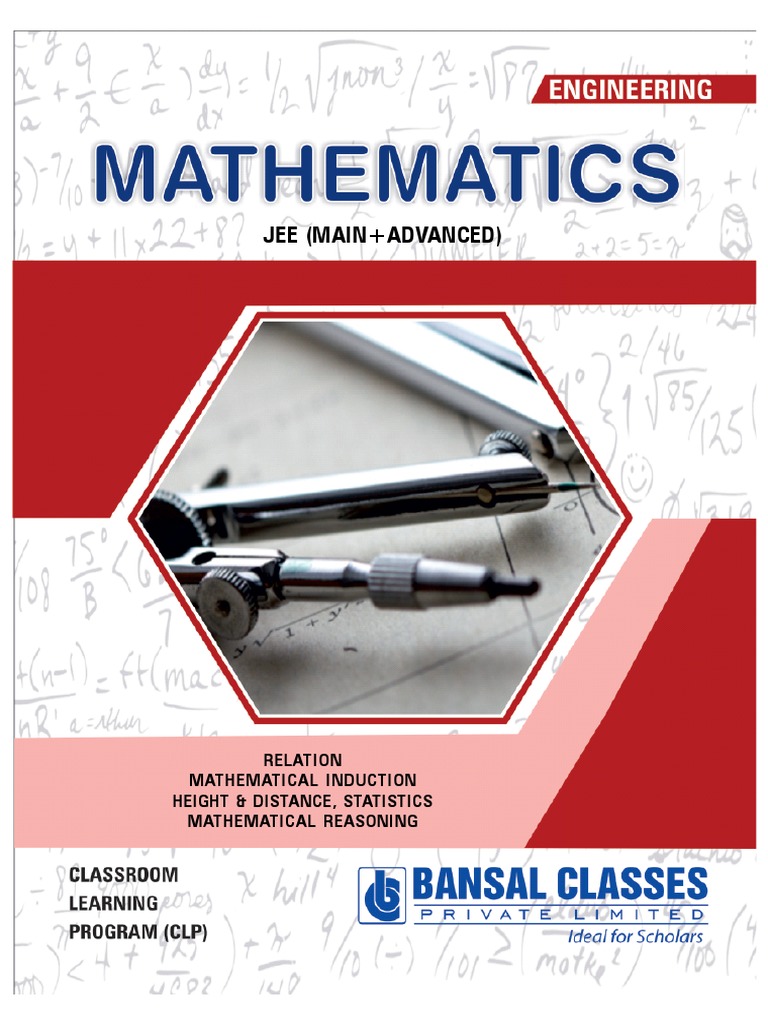 Statistics and Relations in JEE Prep | PDF