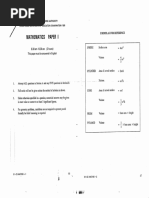 1991 Ce Math P1 2