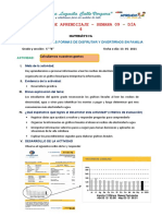 Actividad de Aprendizaje MATEMATICA-SEM9-Día4