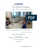 Relatório de Estágio em Pedagogia Montessori