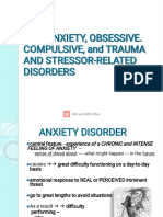 Unit 3 Anxiety Disorders, Obsessive Compulsive and Trauma and Stressor-Related Disorders... 2021-22