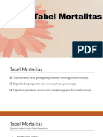 Tabel Mortalitas