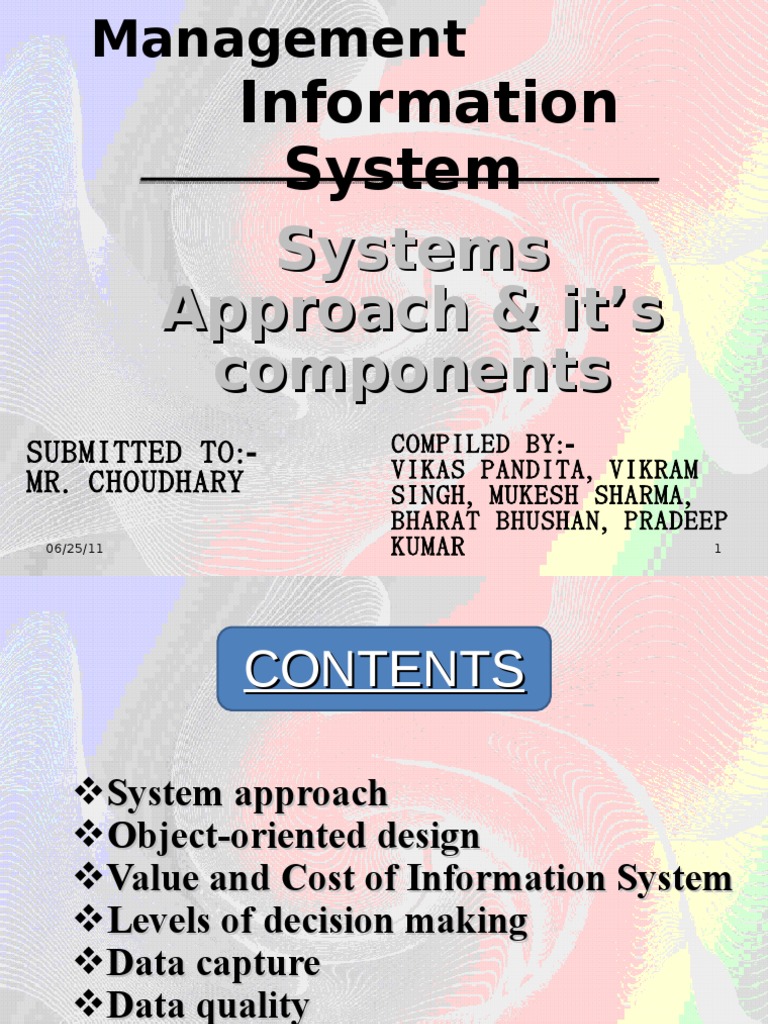 Management Information Systems Overview | PDF | Inheritance (Object ...
