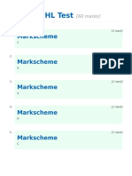 Unit 5/15 HL Test: Markscheme