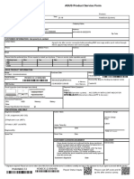 Moaa Jay Ar Kua: ASUS Product Service Form