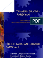 7 Tahapan Dakwah Fardiyah