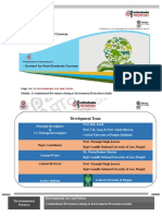 Development Team: Paper No: 13 Module: 2 Constitutional Provisions Relating To Environment Protection in India