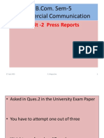 Sem-5 Press Reports Introduction Final