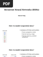 Recurrent Neural Networks (RNNS) : Shusen Wang