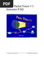 1 About Packet Tracer: Instructor FAQ 2004, Cisco Systems, Inc