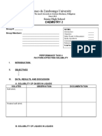 Factors Affecting Solubility Laboratory Report