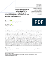 0 Conceptualizing Self-Regulated Reading To Write in Writng and Investigating Its Relationships To Motivation and Writing Competence