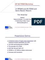 WICAT SC-FDMA Workshop: A Review of OFDMA and SC-FDMA and Some Recent Results