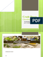 Crude Drugs: Classification