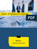 Week 04 A - Leadership in Organizations