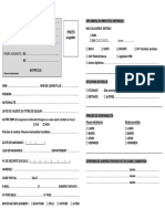 Fiche de Renseignements RS Et ES 2022 - 2023