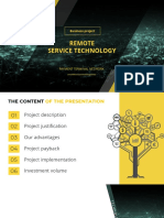 Remote Service Technology: Business Project