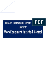 IGC2 Element4 Work Equipment Hazards