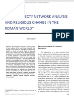 Only Connect? Network Analysis and Religious Change in The Roman World