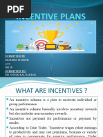 Incentive Plans: Submitted by