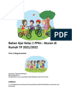 Bahan Ajar Kelas 1 PPKN - Aturan Di Rumah TP 2021 - 2022