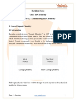 Class 11 Chemistry Revision Notes Organic Chemistry