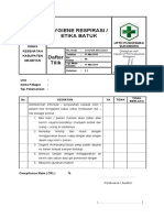 Daftar Tilik Etika Batuk