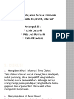 Makalah Materi Pembelajaran Bahasa Indonesia Kelompok 3