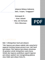 Materi Pembelajaran Bahasa Indonesia Kelompok 3