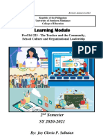 Learning Module: 2 Semester SY 2020-2021