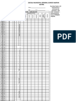 Ficha para Notas Do 6º A 3 E. M.