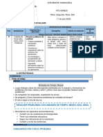 Actividad de Matemática