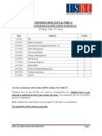 2 ND Sem Re-Exam Schedule For SS 10-12 (ISBE-A)