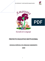 Proyecto Educativo 31212