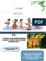 Materi Seni Tari BAB I Dan II Semester I