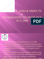 Aims Objects of IT Act