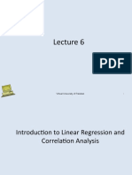 Lec 6 - Regression and Correlation