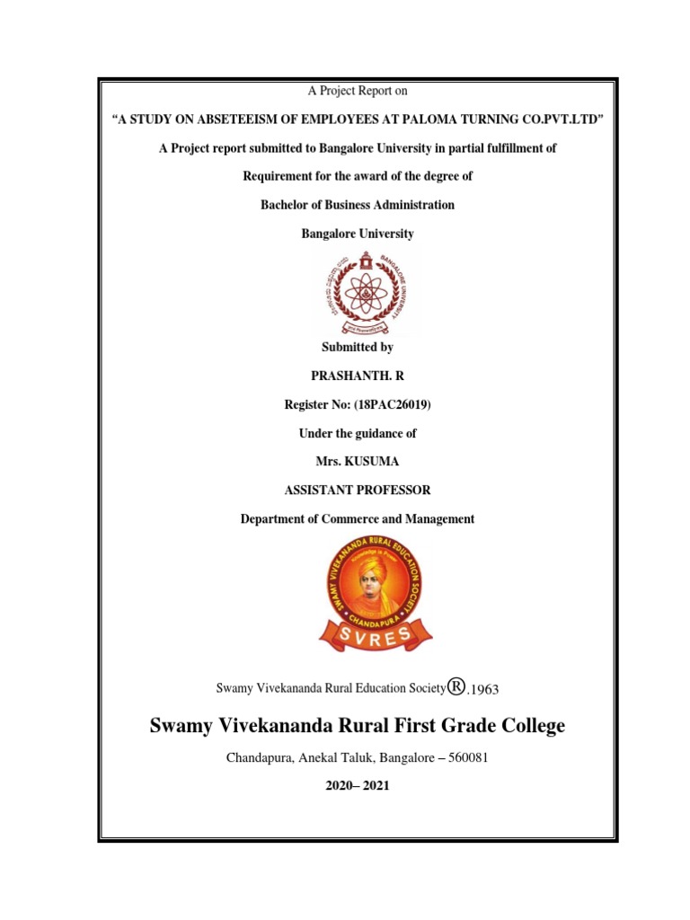 Prashanth R 1 | PDF
