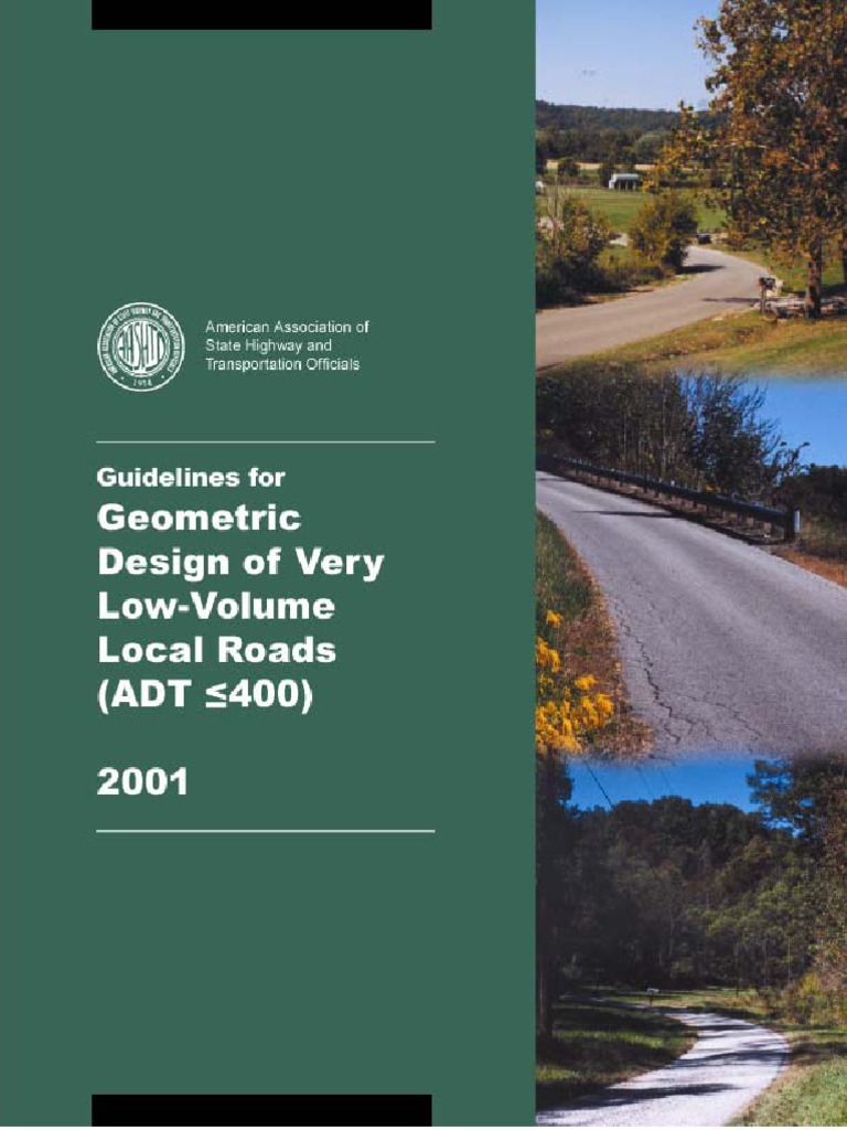 Geometric Design of Very Low-Volume Local Roads 2001 | PDF | Road ...