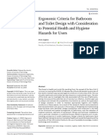 Ergonomic Criteria For Bathroom and Toilet Design