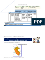 ACTIVIDAD de APRENDIZAJE Del 15 Al 19 de Setiembre 5 y 6 Grado Primaria