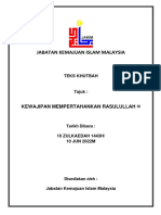 Teks Khutbah Jumaat 10 Jun 2022 - Kewajipan Mempertahankan Rasulullah SAW