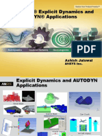 ANSYS Explicit Dynamics and AUTODYN Appl