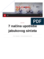 7 Nacina Upotrebe Jabukovog Sirceta