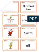 x1 4p Christmas Flashcards