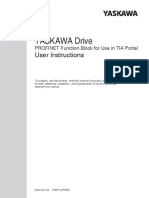 Yaskawa Drive: User Instructions