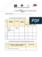 Situación de Los Materiales de Lectura, Recursos, y Del Espacio Destinado para Leer